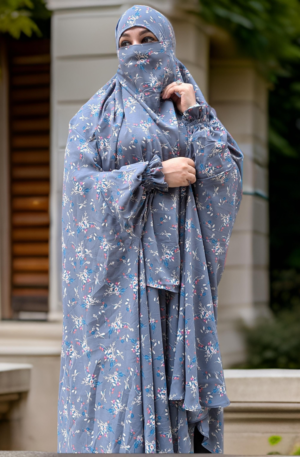 ব্লু-অ্যাশ প্রিমিয়াম খীমার- Blue-Ash Premium Khimar