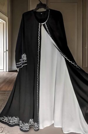 Black-White Koti Borkha